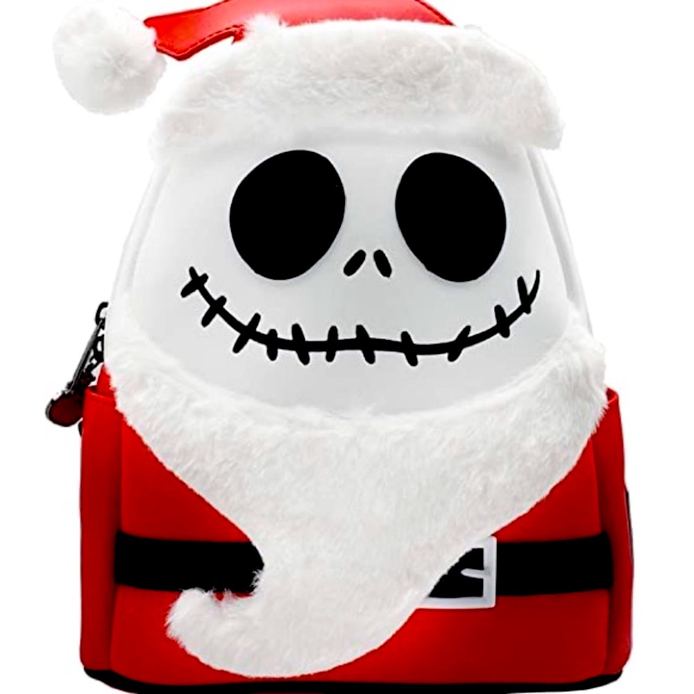 🎁SOLD!⭐️Loungefly CosplayJack Skellington Santa Backpack & Wallet Set-🎒